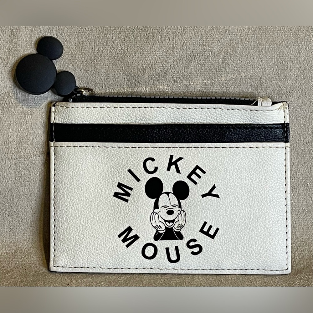 Primark Disney Mickey Mouse Laughing ID/Wallet Zipper Pouch